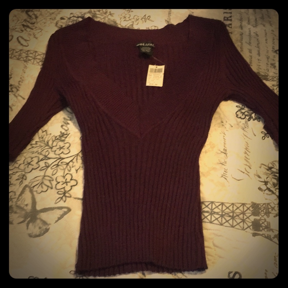 Wet seal sweater top